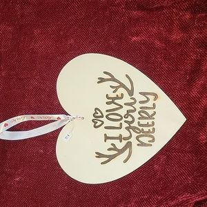 I love you deerly pyrography heart